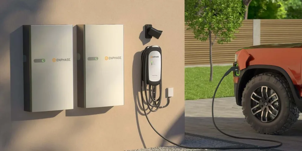 Enphase home battery and EV charger